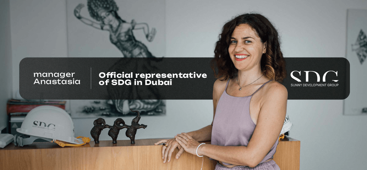 Official representative in Dubai – manager Anastasia