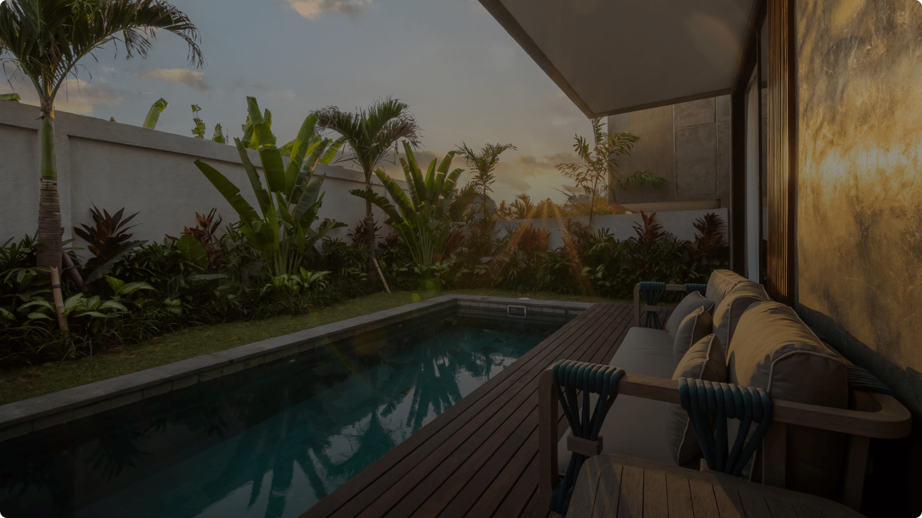 Large swimming pool