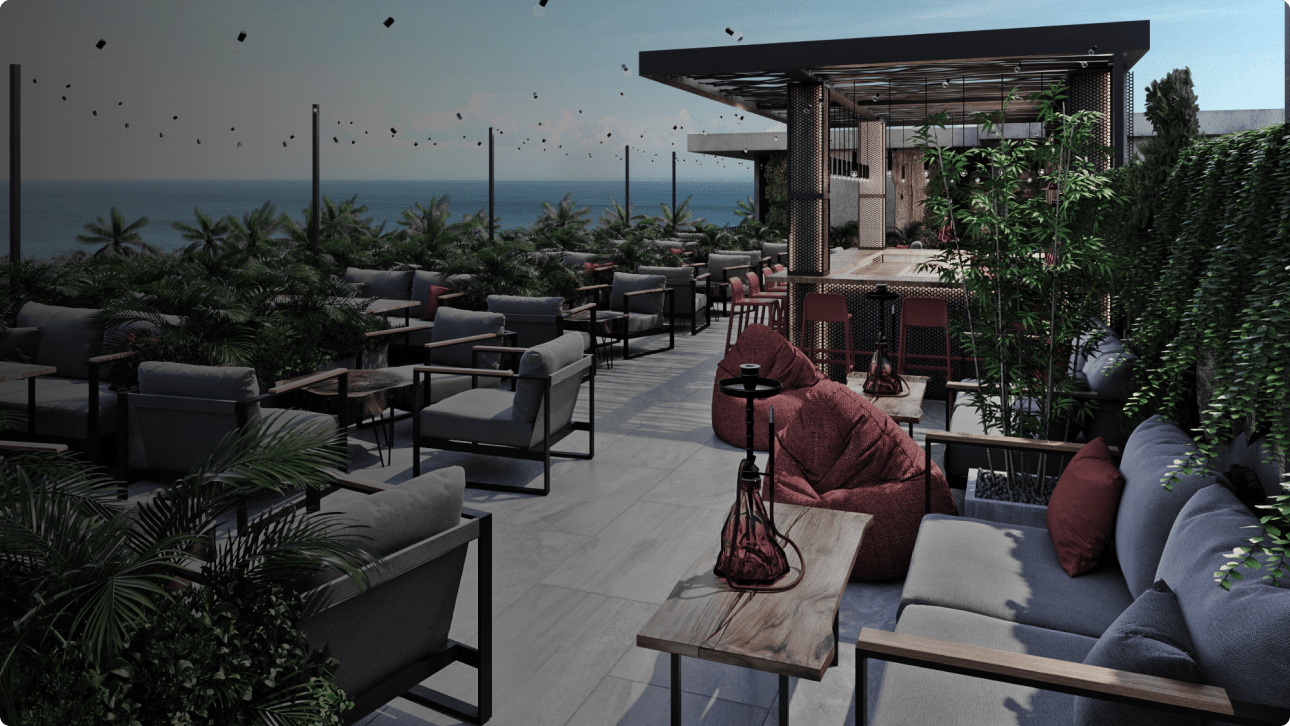 Rooftop hookah