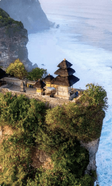 The sea temple on the Cape is Uluwatu.